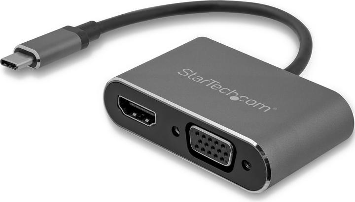 Produktbild StarTech USB-C zu VGA und HDMI Adapter (HDMI, VGA, 16.70 cm)