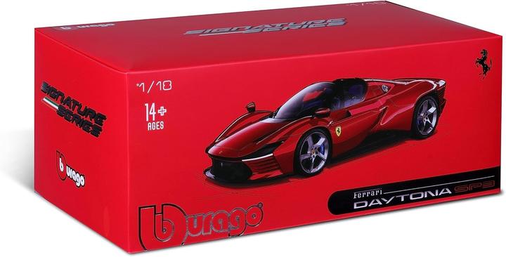 Produktbild Bburago 1/18 FERRARI SIGNATURE - Daytona SP3 - Rouge Métal