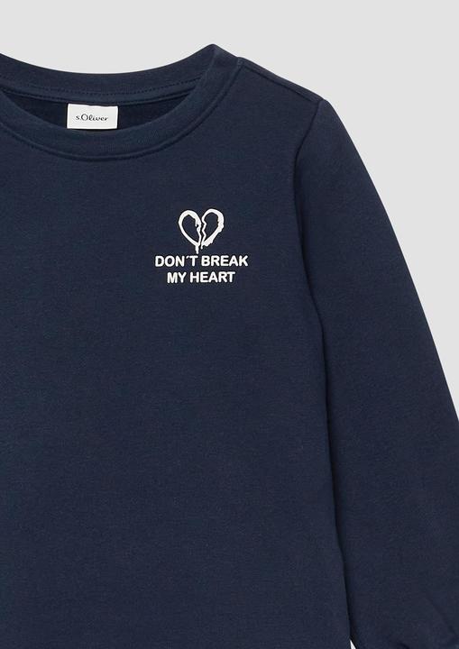 Produktbild s.Oliver Sweatshirt Kuscheliges Sweatshirt mit Rückenprint (98)