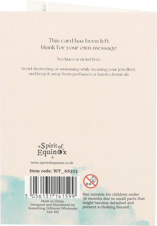 Produktbild Something Different Stern Halskette und Karte You're My Favourite Opalit (100% synthetisches Material)