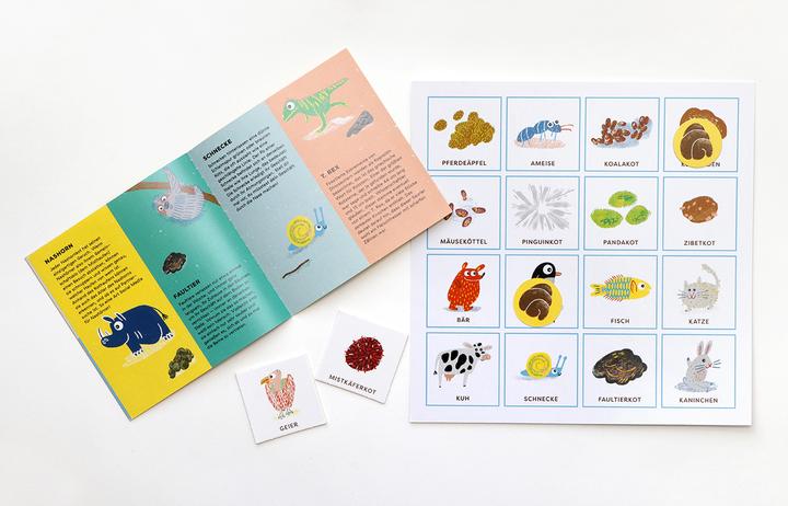 Actual product image Animal Poop Bingo (German)