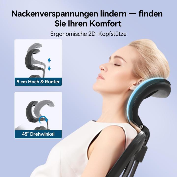 Actual product image Sihoo Ergonomischer Bürostuhl M57 mit 3D-Armlehnen und Lendenstütze