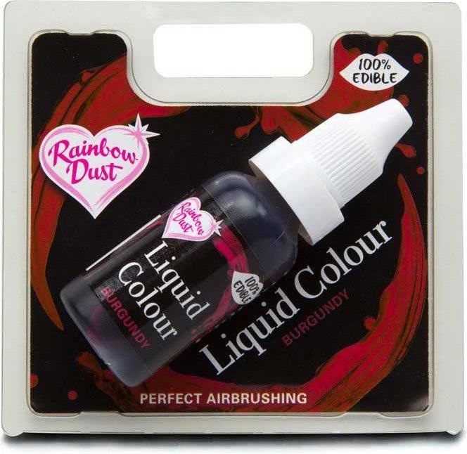 Produktbild Rainbowdust Airbrush-Farbe Burgunderrot (16 ml)