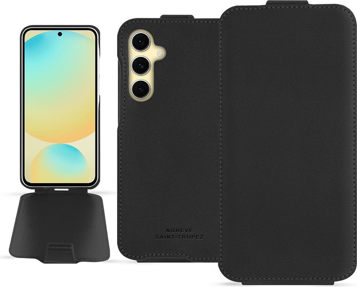 Noreve Lederschutzhülle vertikal (Samsung Galaxy S24 FE)