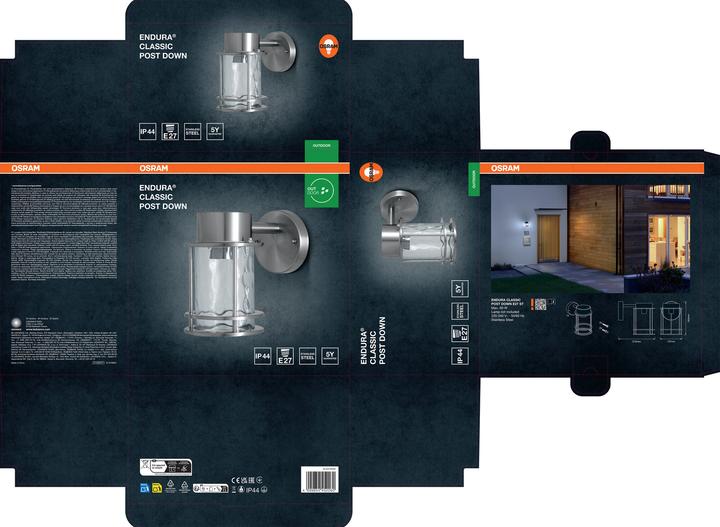 Produktbild Osram ENDURA® CLASSIC POST Down E27 (E27, IP44)