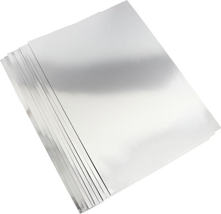 Produktbild Creativ Company Metallicpapier A2 10 Blatt, Silber (280 g/m², 10x)