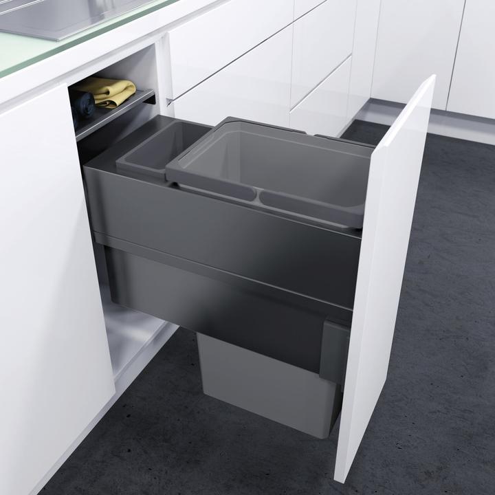 Image du produit Vauth-Sagel VS ENVI Space XX Pro Système de tri des déchets KB 300 mm gris lave (32 l)