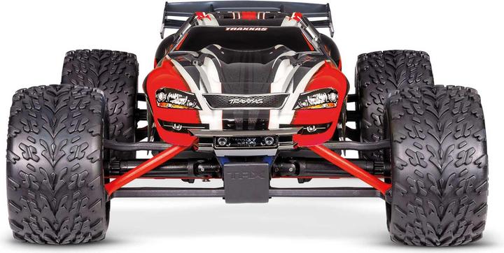 Immagine prodotto Traxxas M.TRUCK E-REVO 1:16 4WD EP RTR ROSSO con caricatore e batteria USB-C (RTR pronto all'uso)