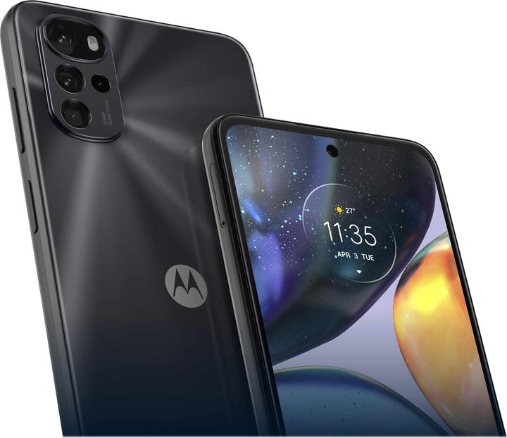 Produktbild Motorola Moto G22 (128 GB, Cosmic Black, 6.50", Dual SIM, 4G)