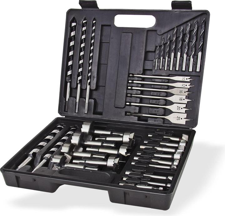 Produktbild Dema Holzbohrer / Forstnerbohrer Set 35 tlg. (6, 10, 12, 16, 20, 25, 28, 30, 32, 35, 38, 40, 45, 48, 50, 54 mm)
