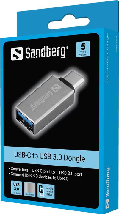 Produktbild Sandberg USB-C – USB 3.0 Dongle (USB-A)