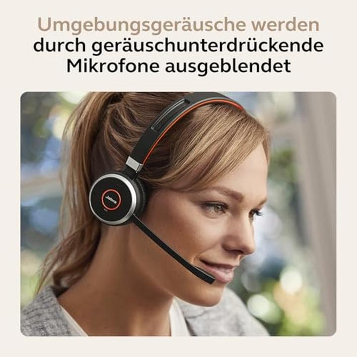 Actual product image Jabra Evolve 65 SE UC Duo (Wireless, USB-A)
