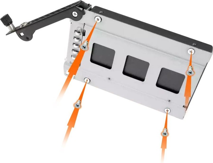 Actual product image Icy Dock MB492SKL-B 3.5in Case 2.5in HDD or SSD SAS SATAIII for industrial systems with dust cover....