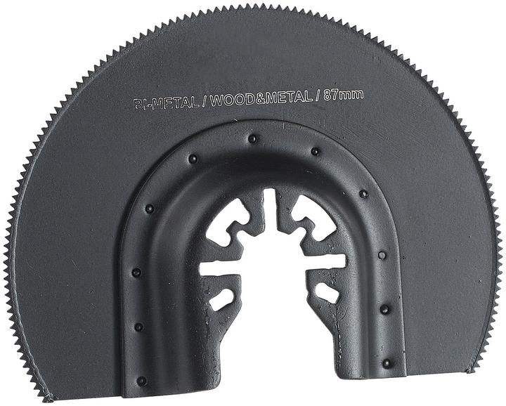 Actual product image AGT Professional Bimetal round saw blade for multitools, 87 mm, HSS, quick clamping