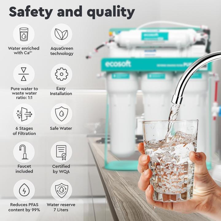 Produktbild Ecosoft Umkehrosmose-Wasserfiltersystem mit Calcium-Mineralisierung