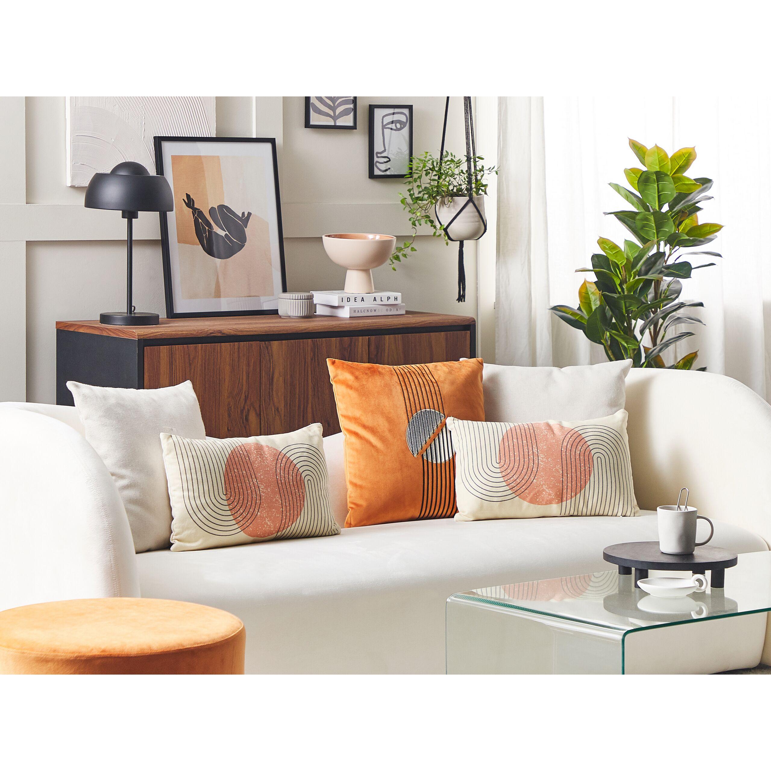 Thumbnail - Beliani, Dekokissen, Gerbera (30 x 50 cm)