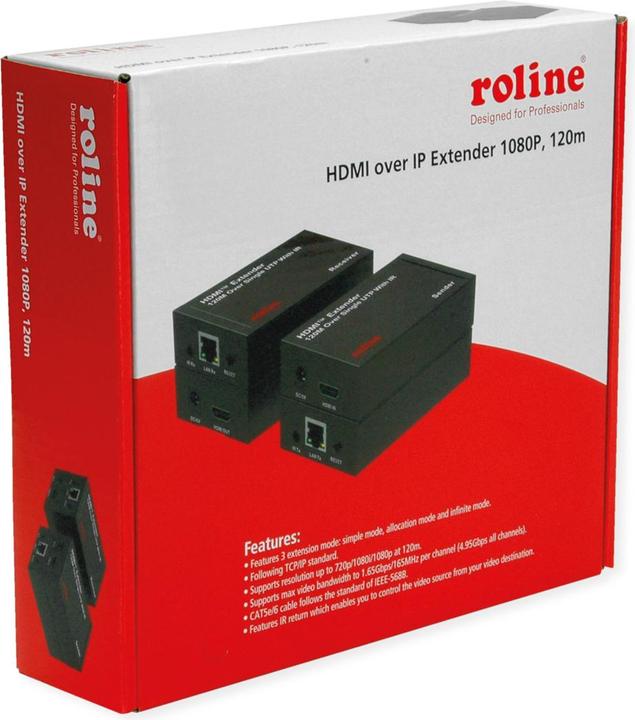 Produktbild Roline HDMI-Verlängerung (0.10 m)