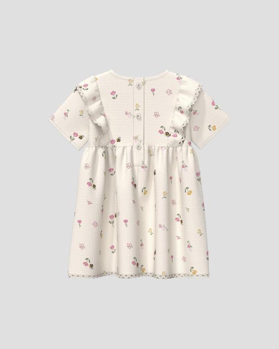 Produktbild s.Oliver Kleid Musselinkleid mit integriertem Body (80)