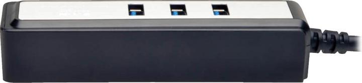 Actual product image Eaton Tripp Lite Series Portable 4-Port USB 3.0 SuperSpeed Mini Hub with Built In Cable (USB-C, 4 Ports)