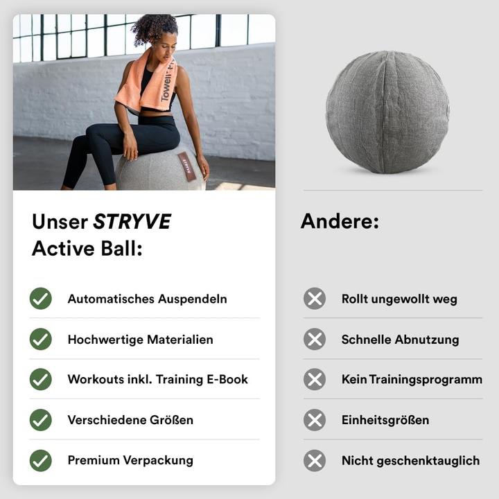 Actual product image Stryve Active Ball 65cm Wool Felt (65 cm)