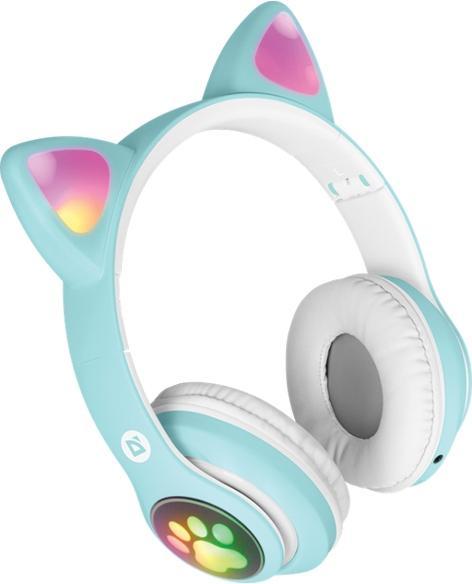 Actual product image Defender słuchawki Bluetooth Freemotion B585 Led seledynowy/celadon (63588) (21 h, Wireless)