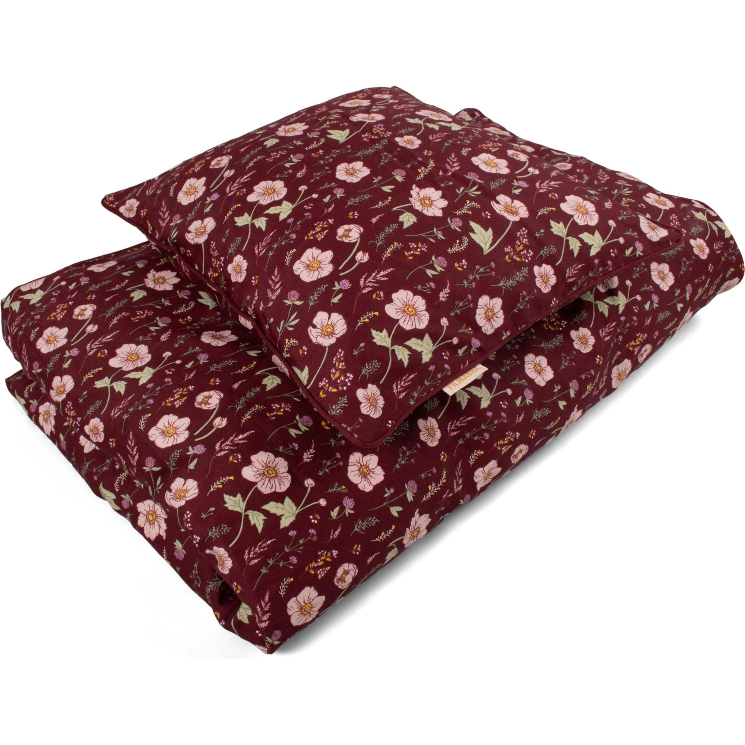 Filibabba, Kinderbettwäsche, Junior Bettwäsche GOTS - Fall Flowers