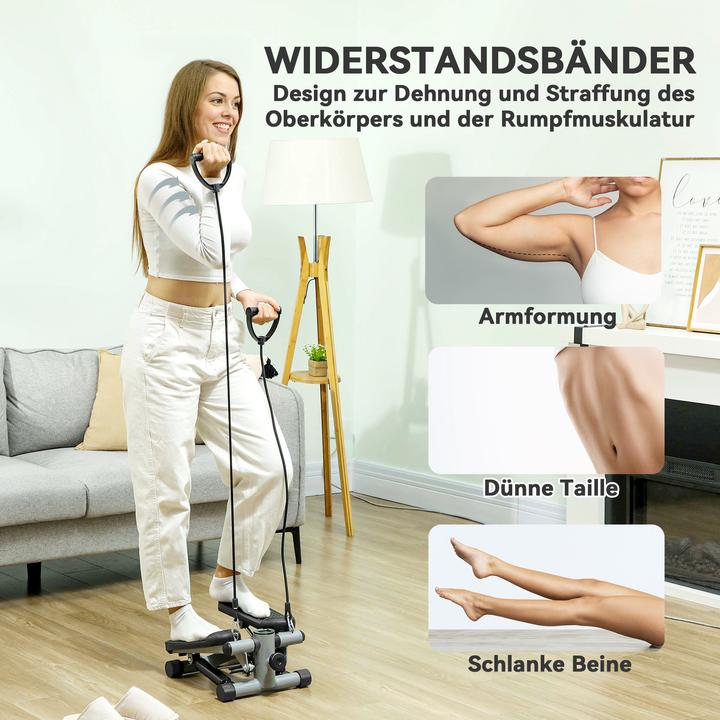 Produktbild SportNow Mini Stepper Stahl, Kunststoff Grau