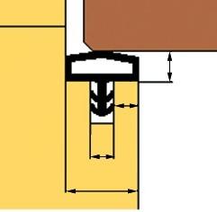 Immagine prodotto Trelleborg Guarnizione della porta della stanza L 3001 nero