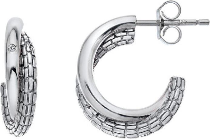 Image du produit Hot Diamonds Boucles d'oreilles Woven Interlocking (Argent 925)