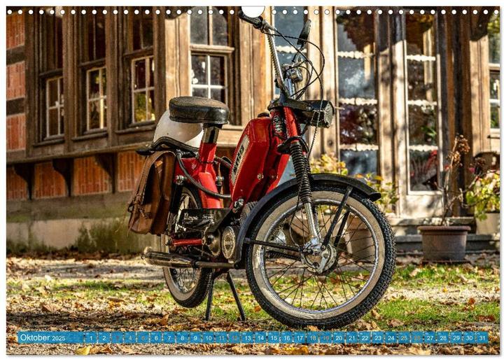 Actual product image Das Mofa meiner Jugend (Wandkalender 2025 DIN A3 quer), Monatskalender (A3)