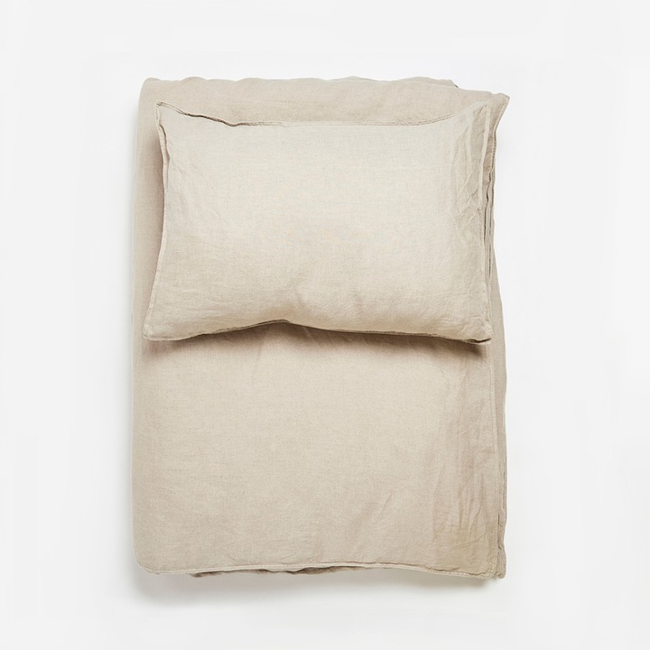 Actual product image lavie Linus Natural (Pillowcase, 50 x 70 cm)