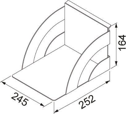 Produktbild OK-Line Ordnerablage für A4 Papier Wall System (1 Stk.)