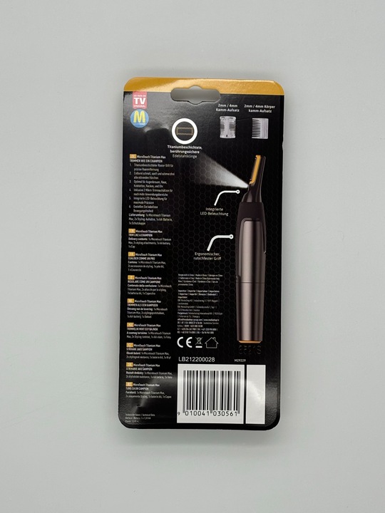 Actual product image Microtouch Micro Touch Titanium