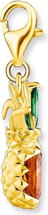 Produktbild Thomas Sabo Dreidimensionaler Ananas Charm-Anhänger (750 Gelbgold Vergoldung, 925 Sterlingsilber)