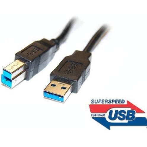 PremiumCord KU3AB3BK Cavo USB USB A USB B Nero (3 m), Cavo USB