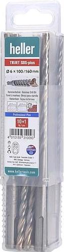 Actual product image Heller TRIJET SDSPlusDrill 6 x 160mm Set 101 (6 mm)