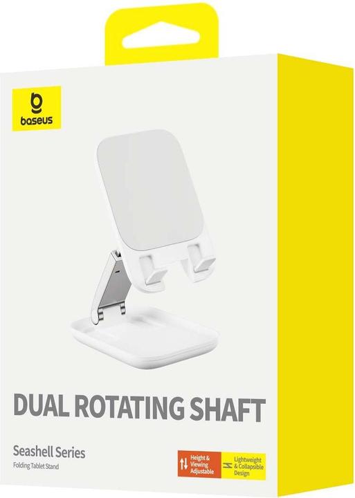 Actual product image Baseus Folding Tablet Stand Seashell (white)