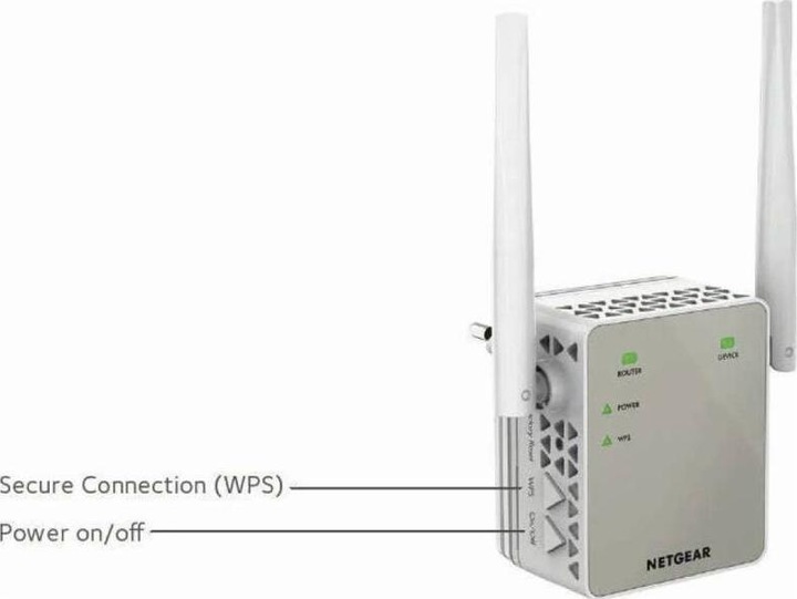 Produktbild Netgear Ex6120-100pes (866 Mbit/s, 300 Mbit/s)