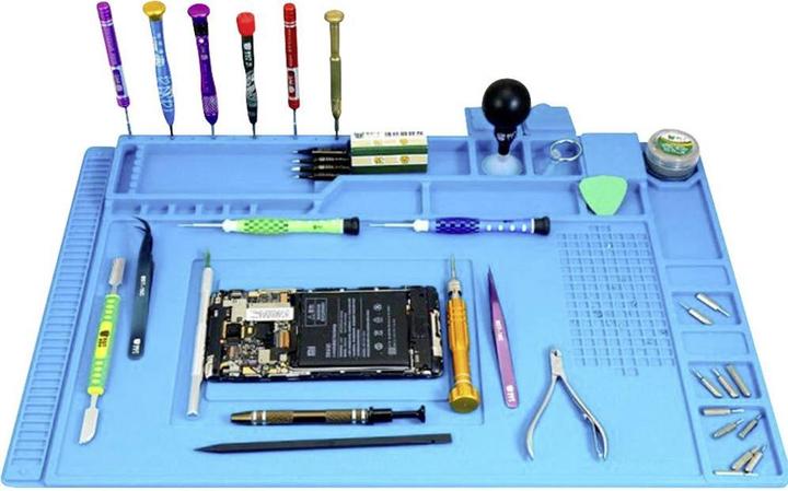 Actual product image Velleman SILICONE SOLDERING MAT - 450 x 300 mm