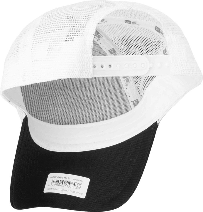 Image du produit New Era Casquette Trucker ajustable - Patch de marque rétro noir