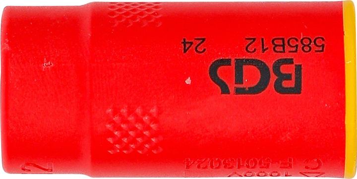 Immagine prodotto BGS VDE-Steckschlüssel-Einsatz Sechskant | Antrieb Innenvierkant 10 mm (3/8") | SW 12 mm (12 mm)