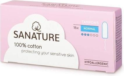Sanature Normale Tampons 100% Baumwolle (Normal)