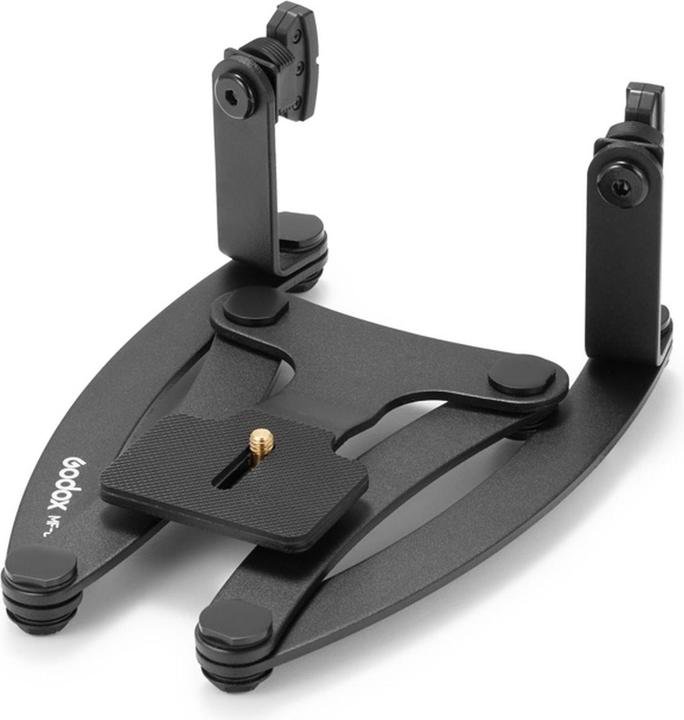 Productafbeelding Godox MF DB Twin Light beugel voor MF12 DK1 tandflitsset (Flitserhouder)
