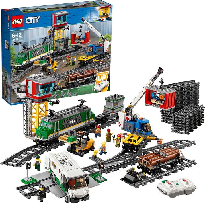 Actual product image LEGO Freight train (60198, LEGO City, LEGO Powered UP)