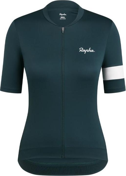Rapha Jersey 25 Core Women X-Small Forest Green/White