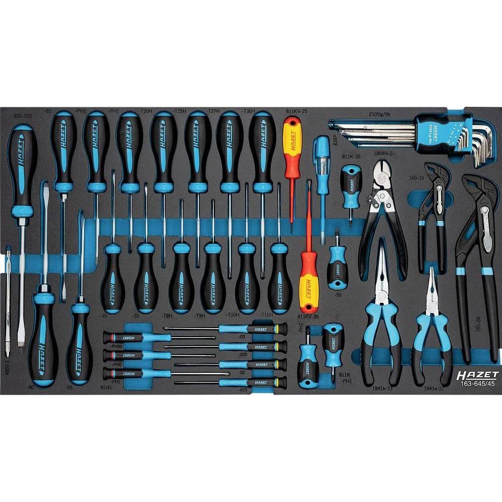 HAZET, Accessori valigetta degli attrezzi, 163-645/45 Werkzeugset