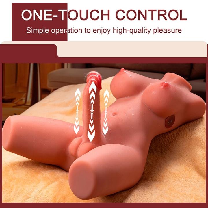 Image du produit Xise - Miah Lady Boy Weiblicher Torso Mit Dildo Mit Vibration Und Stoss 55 cm