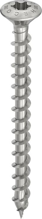 Immagine prodotto Heco TOPIX-plus A2 4,0 x 35, testa svasata rialzata con tasche per fresatura, HECO-Drive, filettatura (200 Viti per pezzo)