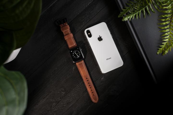 Productafbeelding Nomad Traditionele riem (44 mm, Leer)