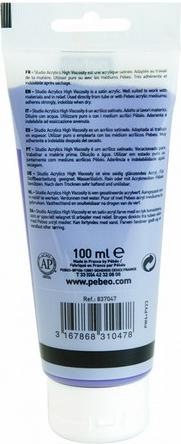 Actual product image Pebeo Studio Acrylics Fine Acrylic (Cobalt violet imitation, 100 ml)